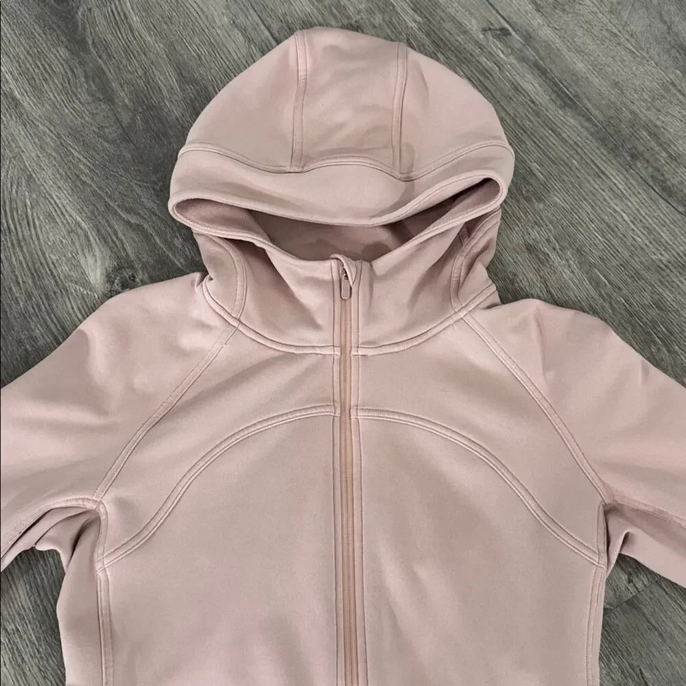 Lululemon Fleece Flurry Pink Hooded Jacket 